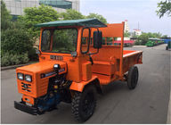 Mini déchargeur articulé 18HP de tracteur tout le véhicule utilitaire de terrain pour l'agriculture dans la plantation de palmier à huile charge utile de 1 tonne fournisseur