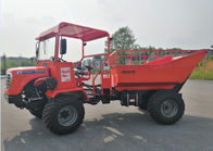 Mini camion à benne basculante articulé d'entraînement à quatre roues pour l'agriculture dans la plantation de palmier à huile fournisseur