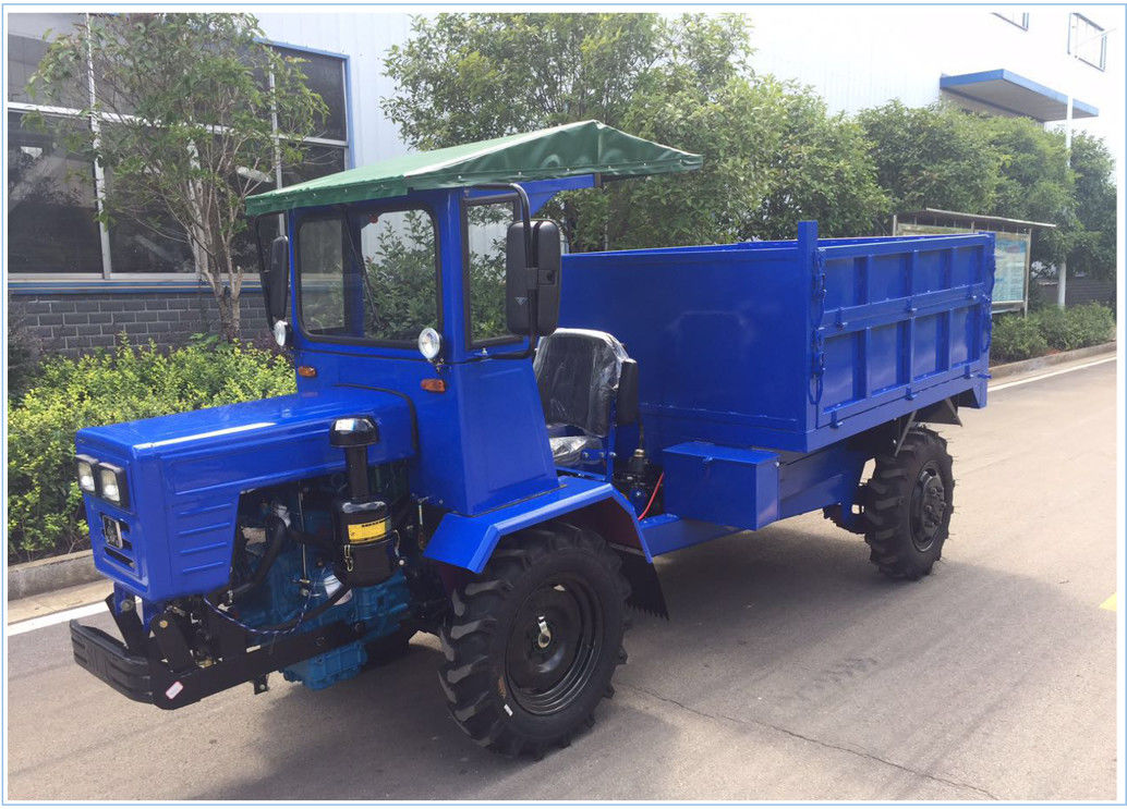 Mini camion à benne basculante bleu d'Off Road 18HP ATV pour la pleine direction hydraulique de la ferme 4WD fournisseur