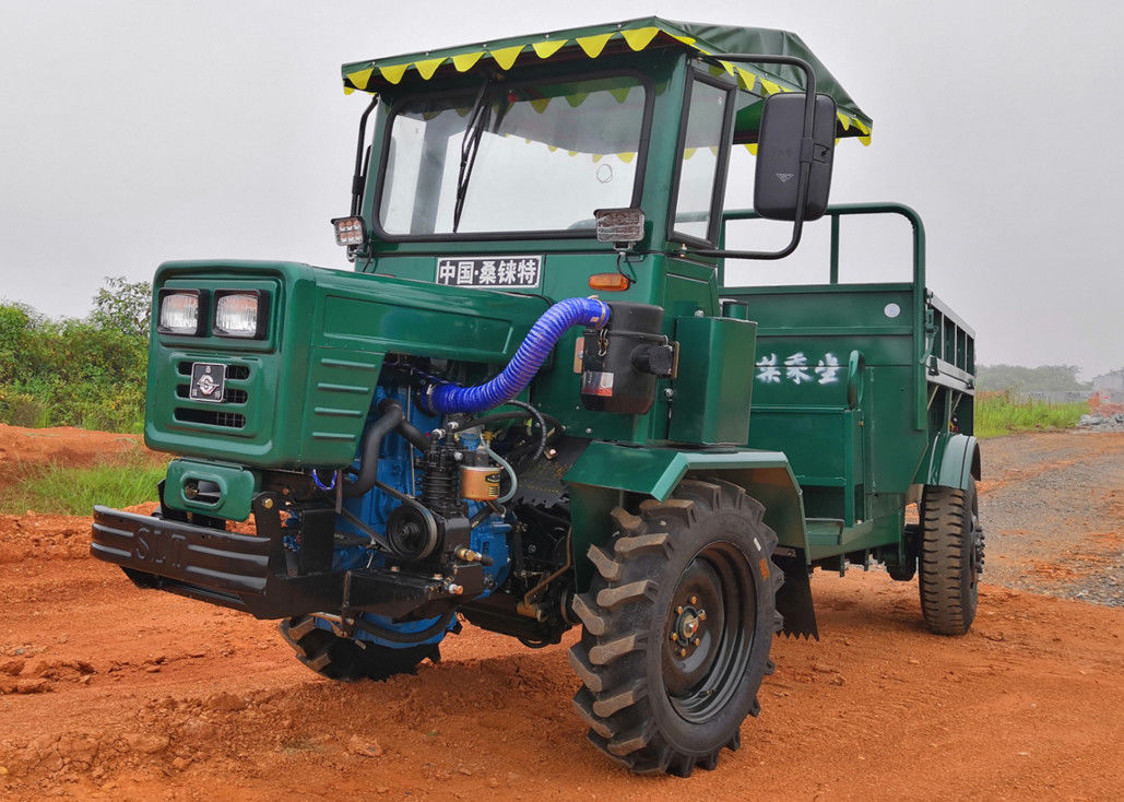 1 tonne mini tracteur de ferme 4 roue camion à benne basculante 14.7kw économie de travail mini dumper auto-chargement fournisseur