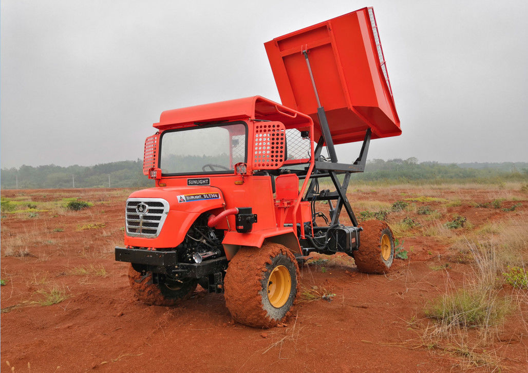 Type de tracteur toute la mini matière de charge du démarreur électrique 1000kg de déchargeur de site de terrain fournisseur