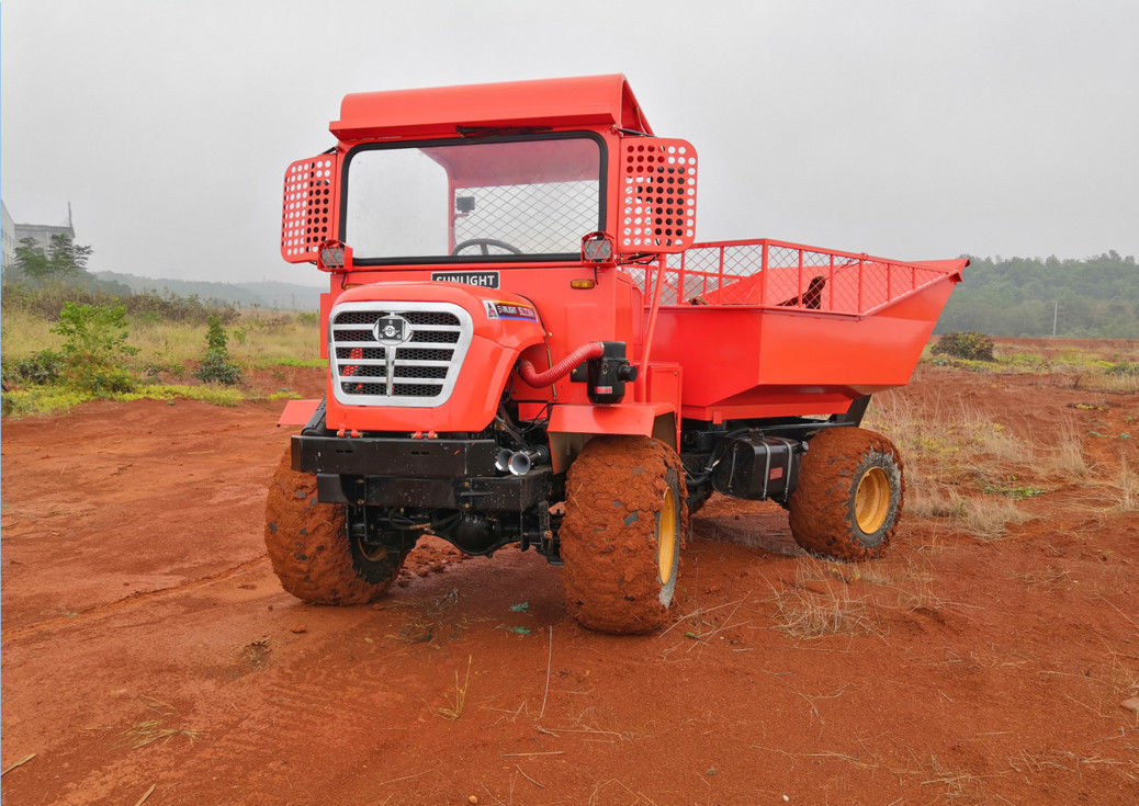 Mini camion à benne basculante articulé léger plein 30HP de direction hydraulique pour le palmier à huile fournisseur