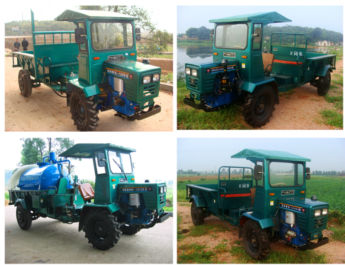 Camion à benne basculante diesel léger, 4WD camion à benne basculante de 2 tonnes pour la plantation de palmier à huile 3